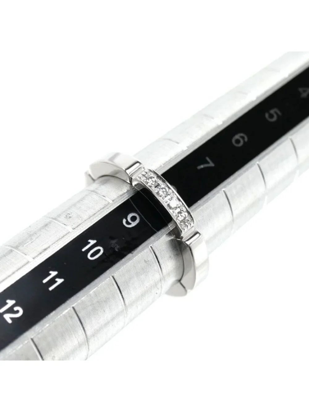 Cartier 18k White Gold Maillon Panthere Diamond Ring